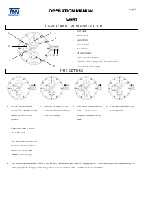 Manual de uso TMI VH67 Reloj de pulsera