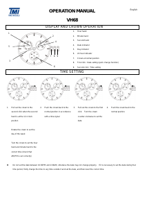 说明书 TMI VH68 手表