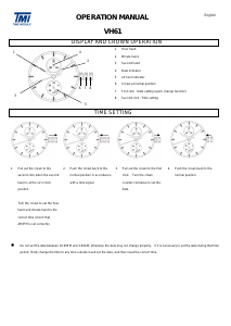 Handleiding TMI VH61 Horloge