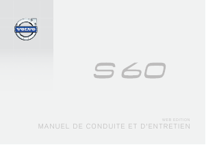 Mode d’emploi Volvo S60 (2014)
