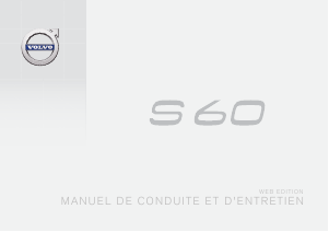Mode d’emploi Volvo S60 (2016)