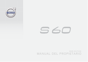 Manual de uso Volvo S60 (2016)