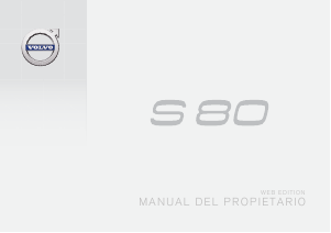 Manual de uso Volvo S80 (2016)