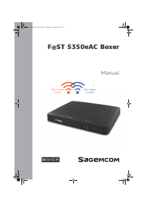 Bruksanvisning Sagemcom F@st 5350eAC (Boxer) Router