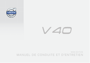 Mode d’emploi Volvo V40 (2014)