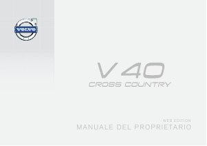 Manuale Volvo V40 Cross Country (2014)