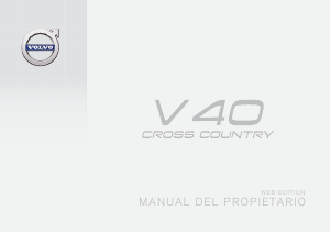 Manual de uso Volvo V40 Cross Country (2016)