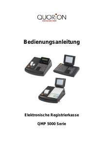 Bedienungsanleitung QUORiON QMP 5000 Registrierkasse