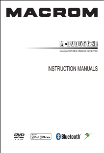 Manual Macrom M-DVD5562R Car Navigation