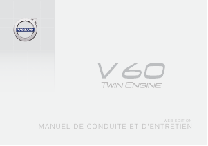 Mode d’emploi Volvo V60 Twin Engine (2016)