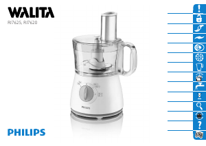 Manual Philips RI7620 Walita Robot de cozinha