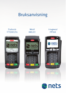 Bruksanvisning Nets iCT220EG Betalterminal