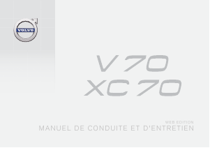 Mode d’emploi Volvo V70 (2016)