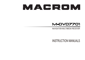 Manual Macrom M-DVD7701 Car Navigation