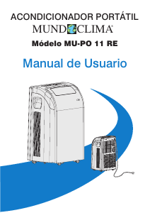 Manual de uso Mundoclima MU-PO 11 RE Aire acondicionado