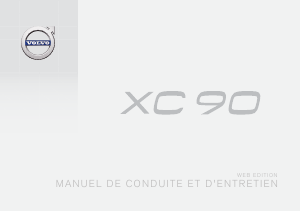 Mode d’emploi Volvo XC90 (2016)