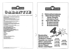 Handleiding Wolf Garten 4.42 B Grasmaaier