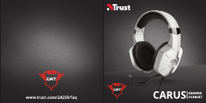 Manual Trust 24258 Carus Headset