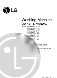 Handleiding LG WD-65301NP Wasmachine