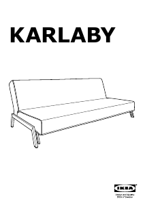 Priročnik IKEA KARLABY Dnevna postelja