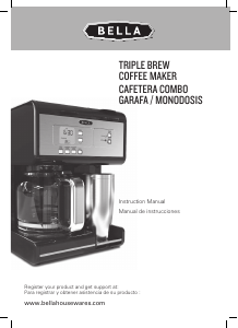 Manual de uso Bella 14405 Máquina de café