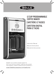 Mode d’emploi Bella 14160 Cafetière