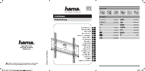 Руководство Hama 00011757 Настенный кронштейн для телевизора