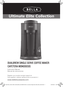 Manual de uso Bella 14815 Máquina de café