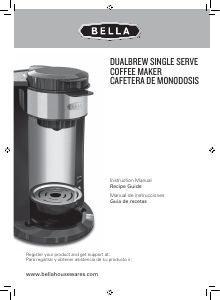 Manual de uso Bella 14392 Máquina de café