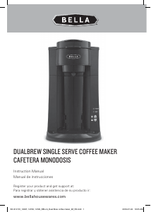 Manual de uso Bella 14729 Máquina de café
