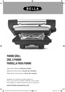 Manual Bella 14629 Contact Grill