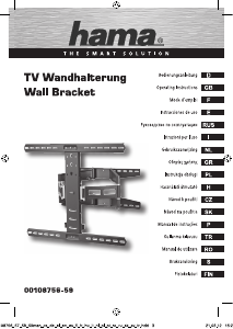 Manual Hama 00108756 Suporte de parede