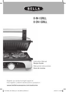 Manual de uso Bella 14577 Grill de contacto