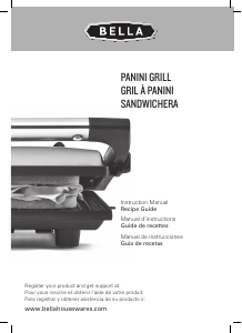 Manual Bella 17260 Contact Grill