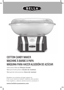 Manual Bella 13572 Cotton Candy Machine