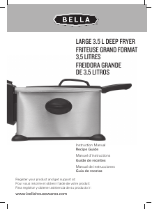 Manual Bella 13401 Deep Fryer