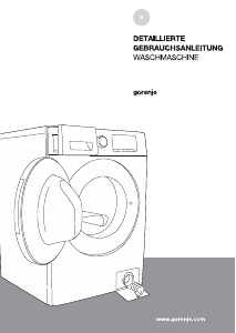 Bedienungsanleitung Gorenje WHP74EPS Waschmaschine