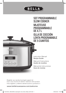 Manual Bella 14469 Slow Cooker