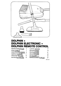 Brugsanvisning Electrolux Z2260 Dolphin Støvsuger