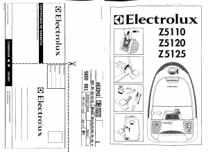 Bruksanvisning Electrolux Z5110 Støvsuger