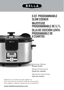 Handleiding Bella 14025 Slowcooker