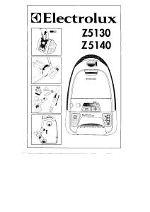 Käyttöohje Electrolux Z5130 Pölynimuri