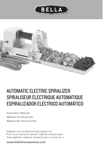 Manual de uso Bella 14641 Cortador en espiral