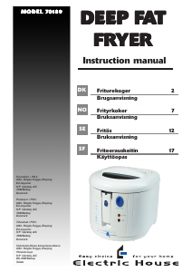 Käyttöohje Electric House 70189 Friteerauskeitin