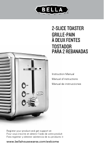 Manual Bella 14387 Toaster