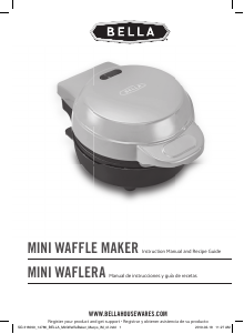 Manual Bella 14802 Waffle Maker