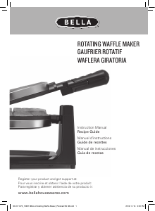 Manual Bella 13991 Waffle Maker