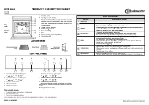 Handleiding Bauknecht EMZ 6264/IN Oven