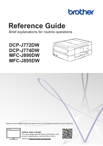 Handleiding Brother DCP-J774DW Multifunctional printer