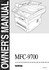 Manual Brother MFC-9700 Multifunctional Printer